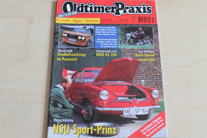 Deckblatt Oldtimer Praxis (07/2000)